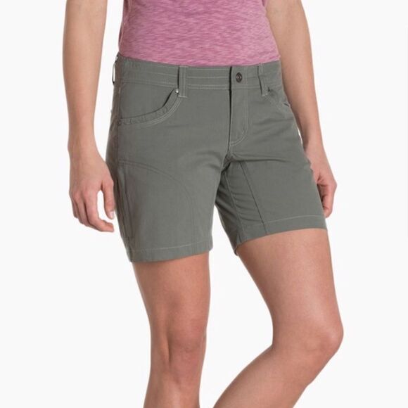 Kuhl Vintage Patina Dye Hiking Shorts Tan Brown - Picture 12 of 14